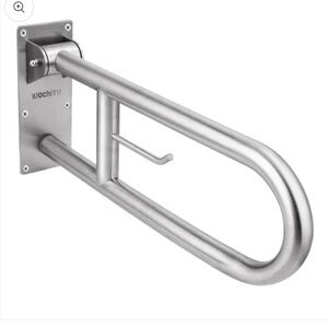 Wall-Mounted Stainless Steel Grab Bar